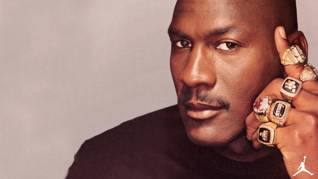 michael jordan wearing 6 rings