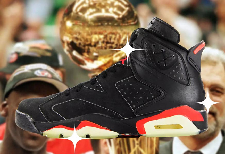 black infrared air jordan 6